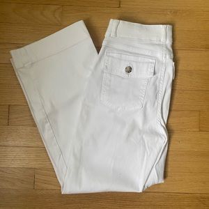 White Spanx Wide-Leg Pants